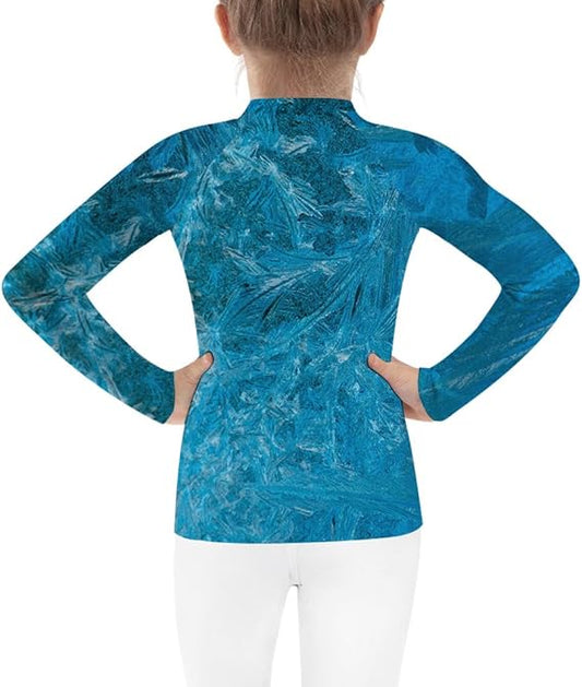 Youth Kids Premium Rashguard Ice Pattern Quick-Dry Comfortable Training Sets