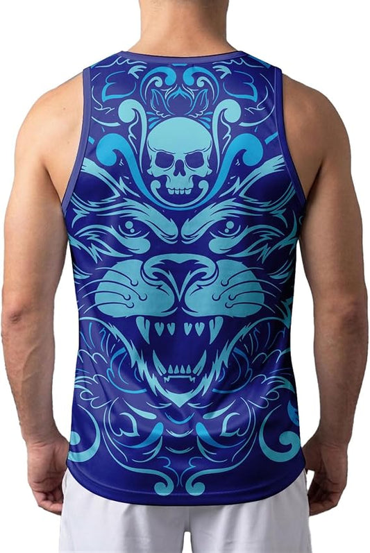 O2TEE Men's Sleeveless Shirt Workout Gym Tank Top