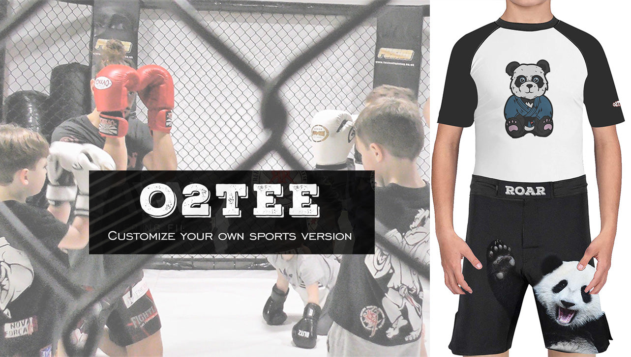 O2TEE Custom Personalized MMA Fight Shorts