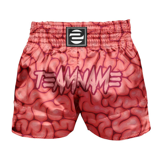 O2TEE Custom Funny Food Printed MMA Muay Thai Shorts (Youth Adult size)