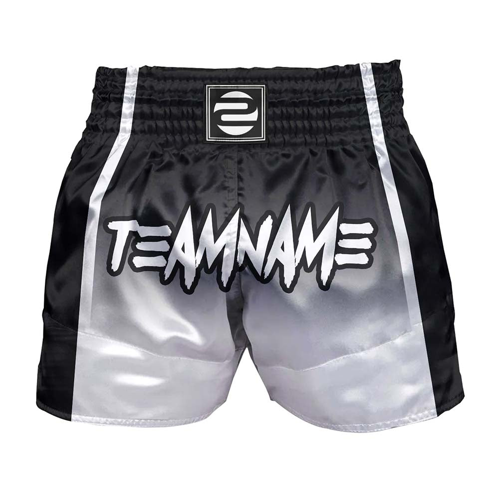 O2TEE Custom Gradient Printed MMA Muay Thai Shorts (Youth Adult size)