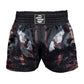 O2TEE Men Panda Samurai MMA Muay Thai Shorts (Youth Adult size)