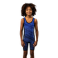 O2TEE Youth Striped Wrestling Singlet Stretch Bodysuit