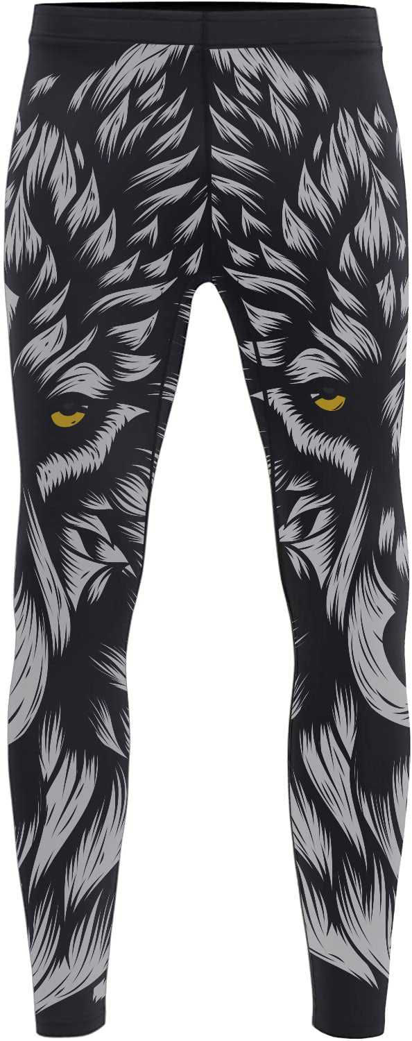 Men's Wolf Compression Pants