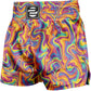 O2TEE Unisex Vibrant MMA Muay Thai Shorts (Youth Adult size)