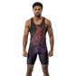 O2TEE Men Totem Animal Powerlifting Singlet for Training