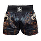 O2TEE Unisex Panda MMA Muay Thai Fight Shorts (Youth Adult size)