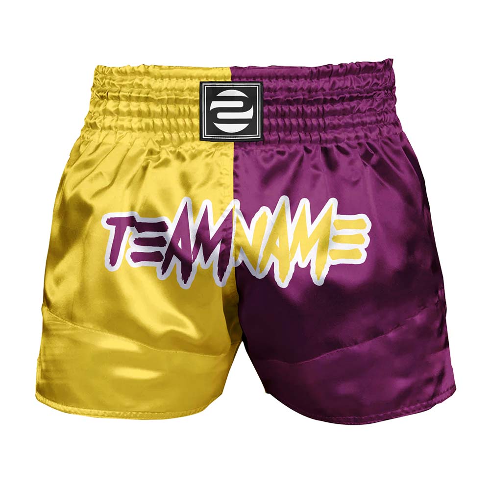 O2TEE Custom Unisex Fight MMA Muay Thai Shorts (Youth Adult size)