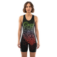 O2TEE Women's Girls' Wrestling Singlet Artistic Totem