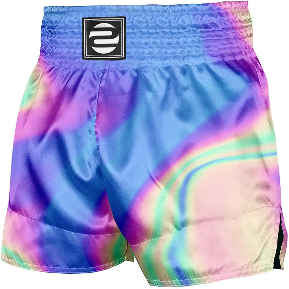 O2TEE Unisex Vibrant MMA Muay Thai Shorts (Youth Adult size)