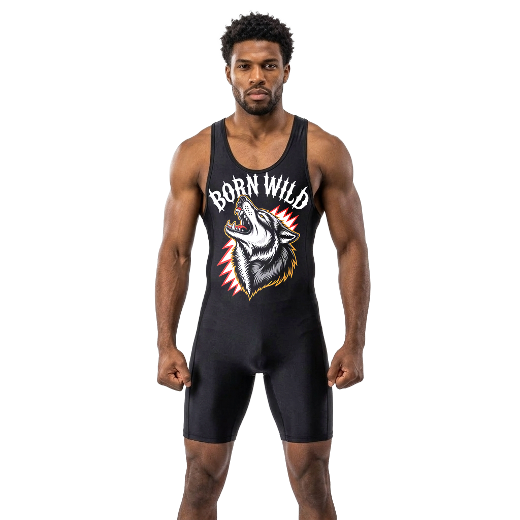 O2TEE Men Totem Animal Powerlifting Singlet for Training
