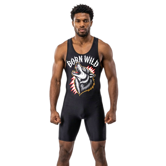 O2TEE Men Totem Animal Powerlifting Singlet for Training