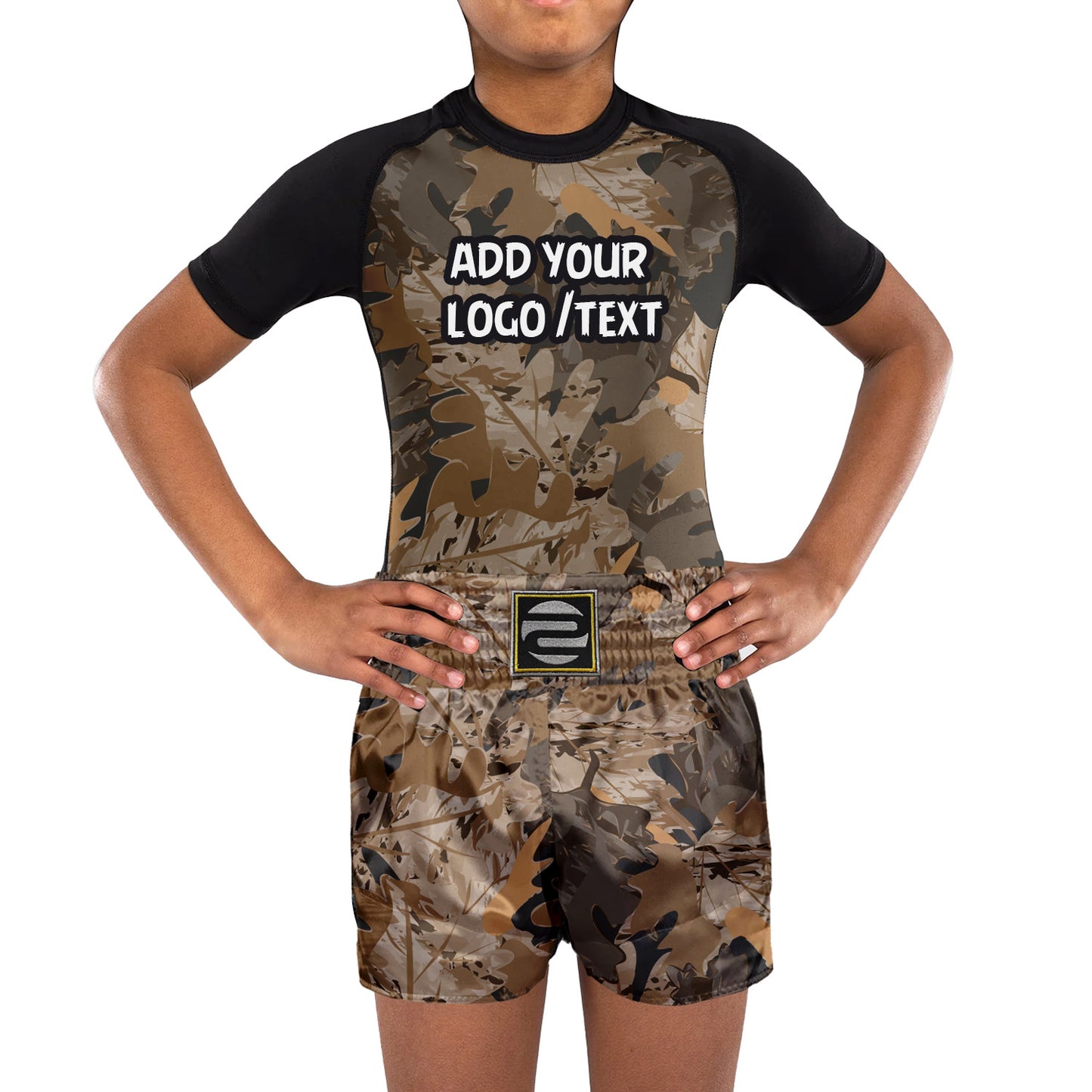 Kids Pro Custom BJJ Rash Guard Muay Thai MMA Sports Suit