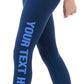 Women's Custom Capris Add Your Text Pants Compression Leggings