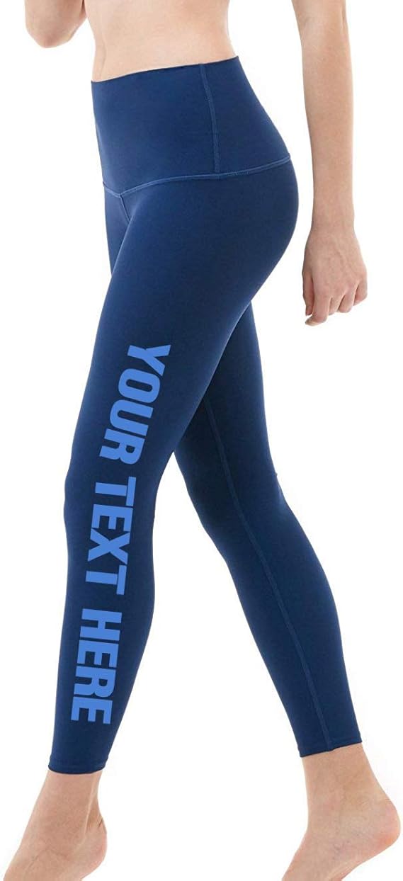 Women's Custom Capris Add Your Text Pants Compression Leggings