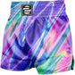 O2TEE Unisex Vibrant MMA Muay Thai Shorts (Youth Adult size)