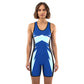 O2TEE Women's Modern Geometric Wrestling Singlet