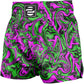 O2TEE Unisex Vibrant MMA Muay Thai Shorts (Youth Adult size)