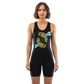 O2TEE Women's Girls' Wrestling Singlet Artistic Totem