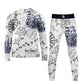 Kid Skull Compression Shirts Pants Sets for MMA BJJ