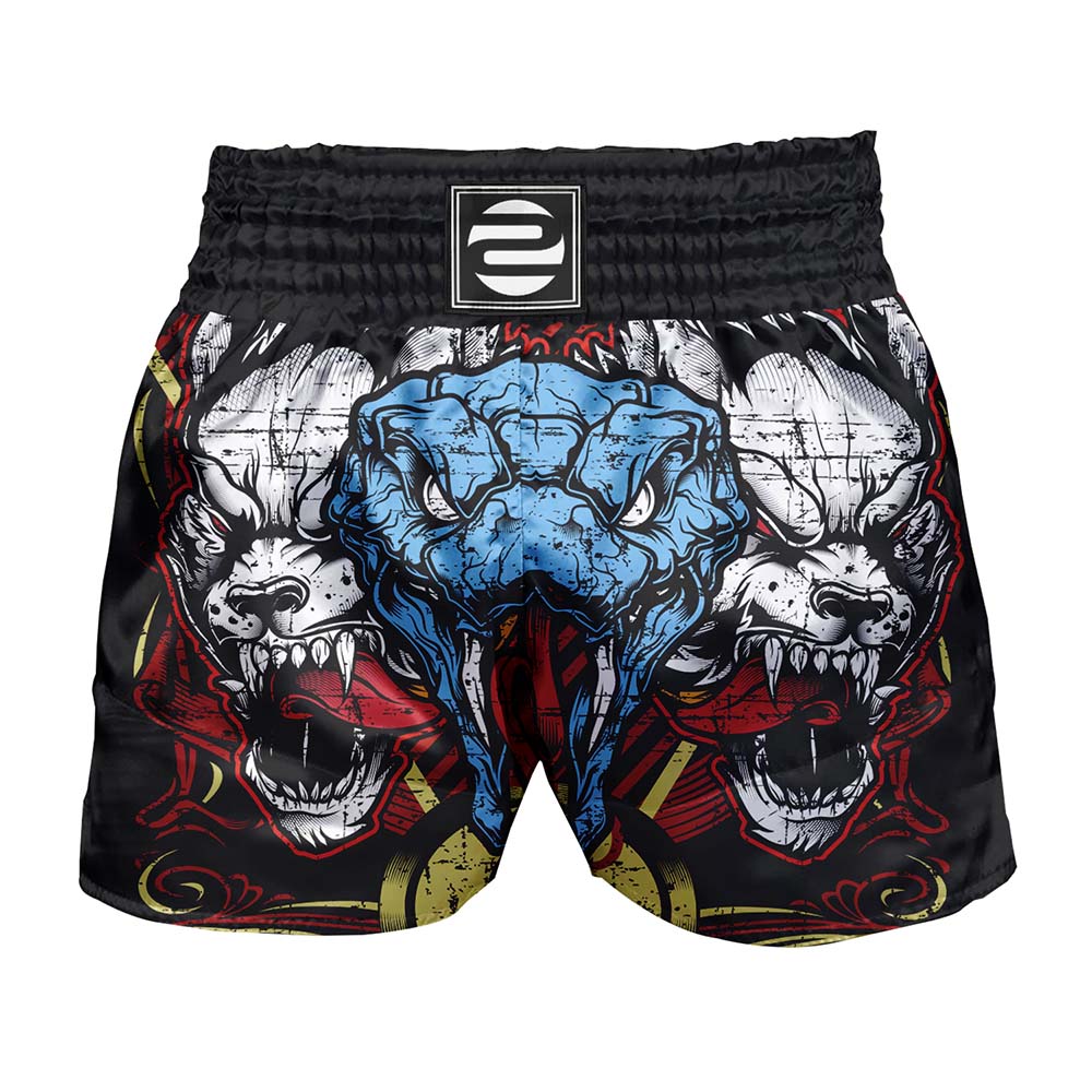 O2TEE Unisex Snake MMA Muay Thai Shorts (Youth Adult size)
