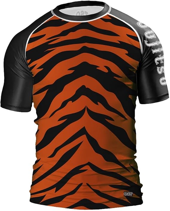 O2TEE Men Training Rash Guards Shirt MMA Gym Running