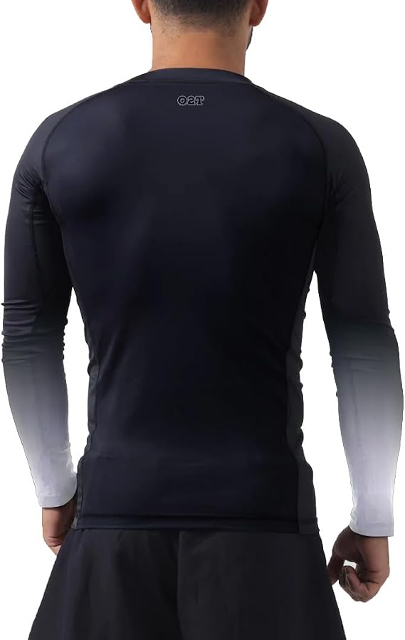 O2TEE Men's Customized Ranked Rash Guards for MMA