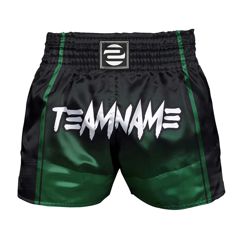 O2TEE Custom Gradient Printed MMA Muay Thai Shorts (Youth Adult size)