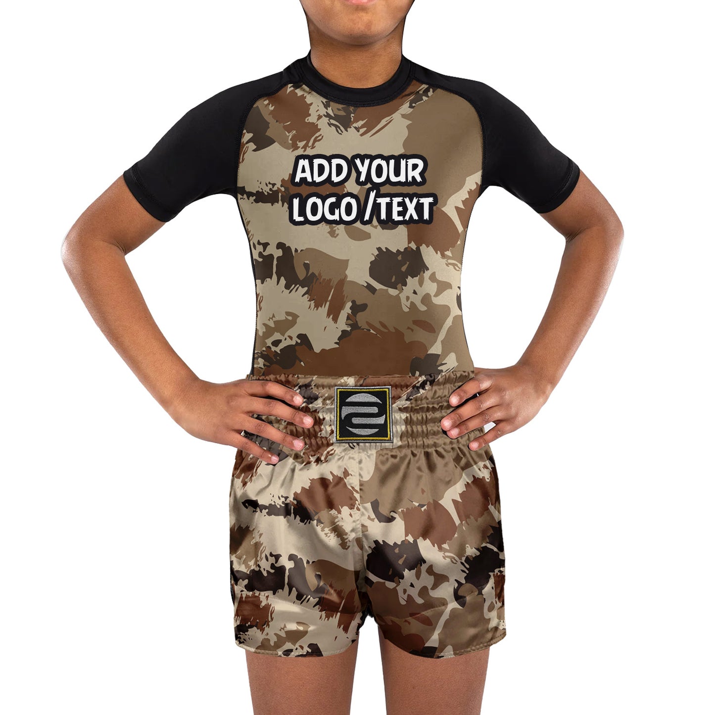 Kids Pro Custom BJJ Rash Guard Muay Thai MMA Sports Suit