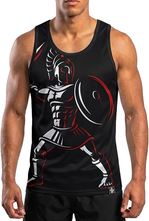 O2TEE Men's Sleeveless Gym Workout Tank Top for Training