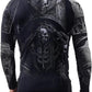 Men's Long Sleeve BJJ Warrior Armour Rashguard - Lightweight Compression Training Shirt