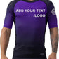 O2TEE Men's Customized Compression Rash Guards for MMA