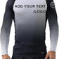 O2TEE Men's Customized Ranked Rash Guards for MMA