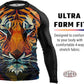 O2TEE Mens Jiu Jitsu Rash Guards Compression MMA Shirt