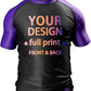 Personalized Design Ranked Rashguard Compression Training Rash Guard for MMA BJJ Wrestling