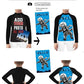 Personalized Kids Long Sleeve Rash Guards Shirt Training