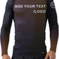 O2TEE Men's Customized Ranked Rash Guards for MMA