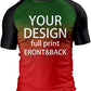 O2TEE Personalized Men's Gradient MMA Rash Guard Shirt