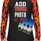Custom Kids Pattern Rash Guards Shirt Long Sleeve for Sports