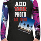 Custom Kids Pattern Rash Guards Shirt Add Your Logo Text