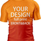 O2TEE Custom Men's Gradient Rash Guard Compression Shirt