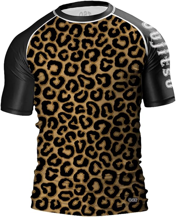 O2TEE Mens Japanese Tattoo Rash Guards Shirt MMA BJJ