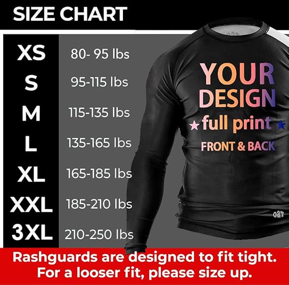 Personalized Design Ranked Rashguard Compression Training Rash Guard for MMA BJJ Wrestling