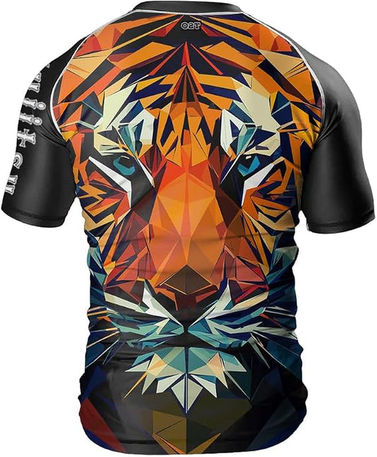 O2TEE Men's Graphic MMA Rash Guard