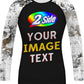 O2TEE Personalized Women's Rash Guards Shirt Add Text Picture
