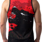 O2TEE Men's Boxing Tank Top Printed Sports Gym Jersey