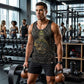 O2TEE Men's Boxing Tank Top Printed Sports Gym Jersey