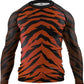 O2TEE Men BJJ Rash Guards Long Sleeve GYM MMA Shirt