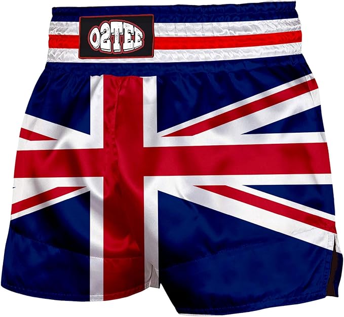 O2TEE Muay Thai Shorts Boxing Shorts MMA Kickboxing