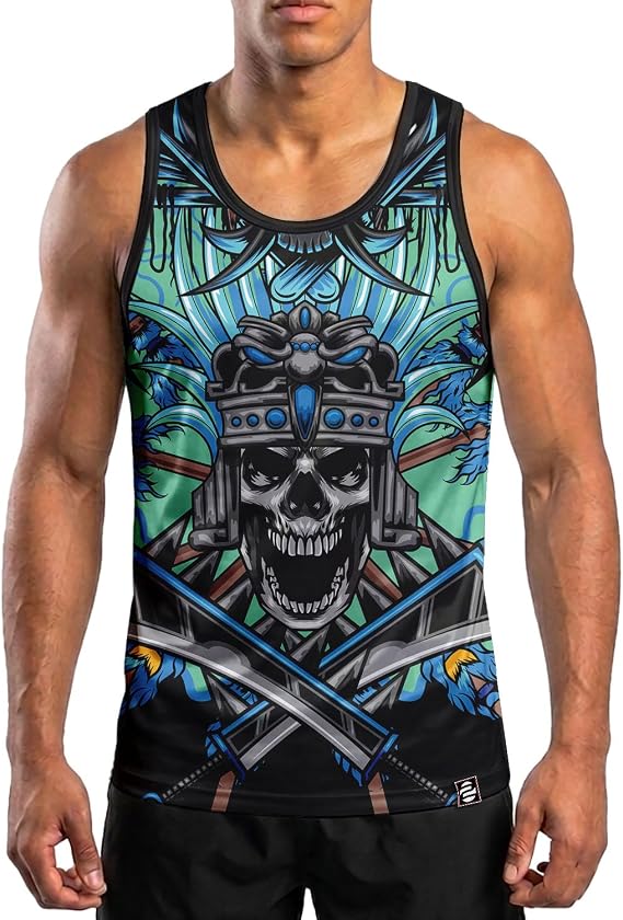 O2TEE Men's Tank Top Sleeveless Sports Gym Jersey Shirts